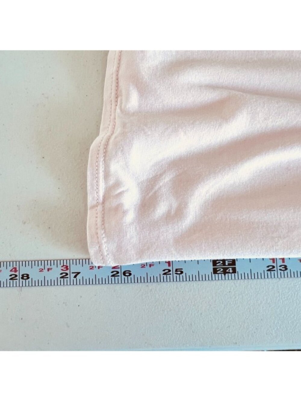 SheBird Built-In Bra Top Pink Modal Knit Scoop Neck Sz 8 D/DD Soft Dreamy Flowy - Picture 9 of 11
